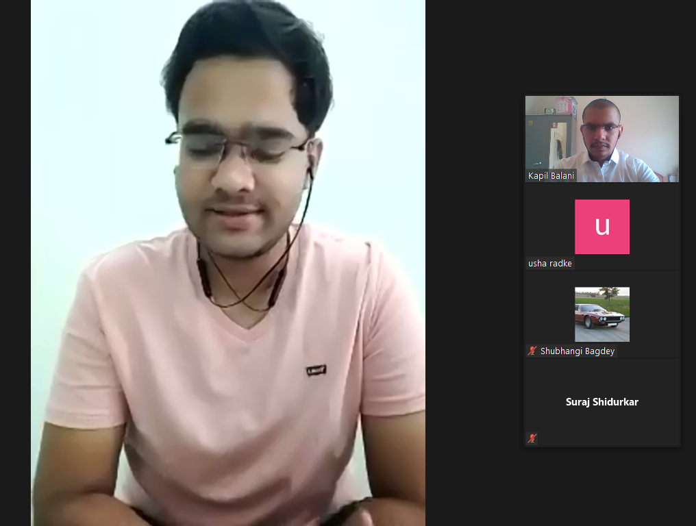 Mr. Hrushikesh Mishra addresing the session