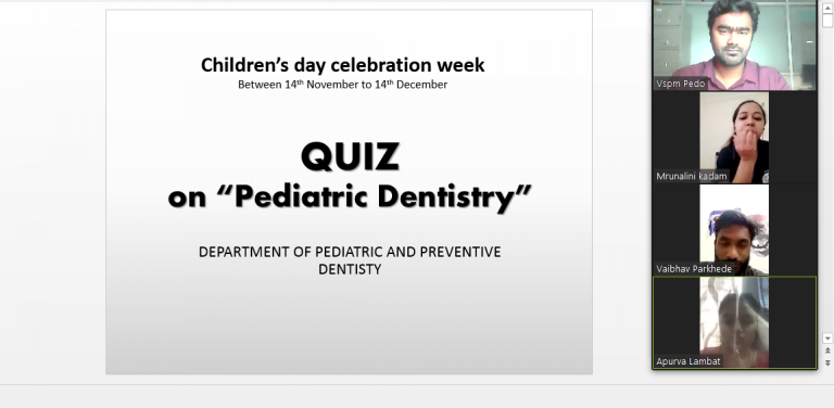 Quiz for BDS students