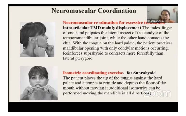 Dr. Shilpa Chaurasia discussing the Role of Physiotherapy in Maxillofacial Pain