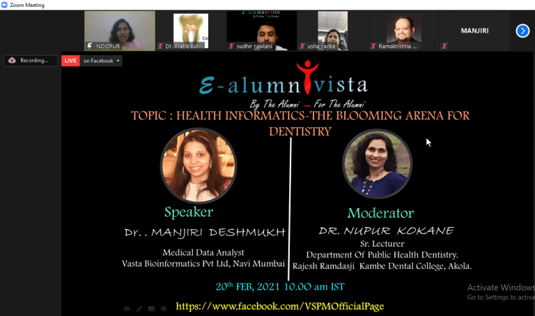 Moderator Dr Noopur Koane addressing the session