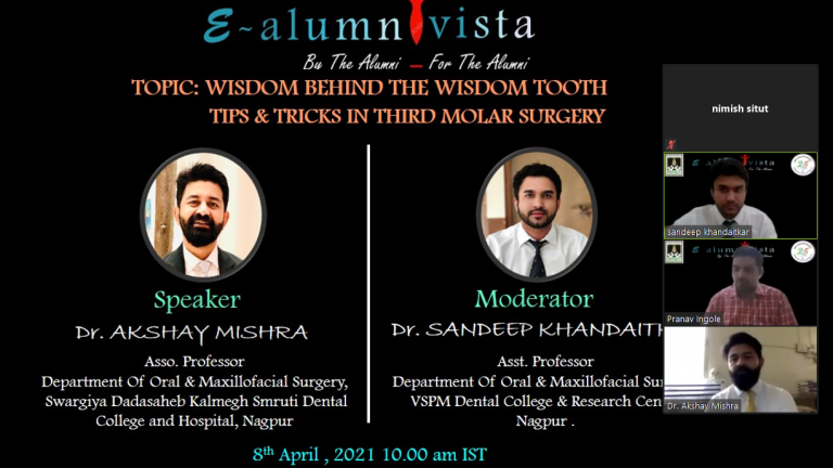 Dr. Sandeep khandaitkar moderating the session