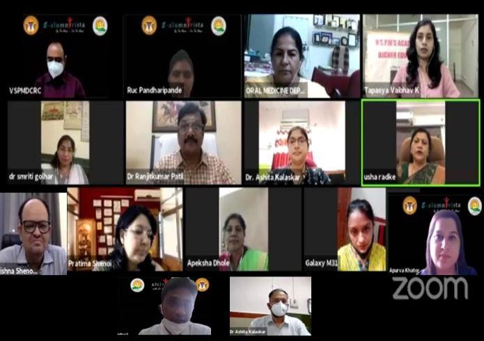 Inauguration session of E-alumnivista by Department of Oral Medicine and Radiology