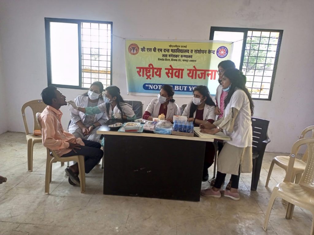 Patient Check up at Camp