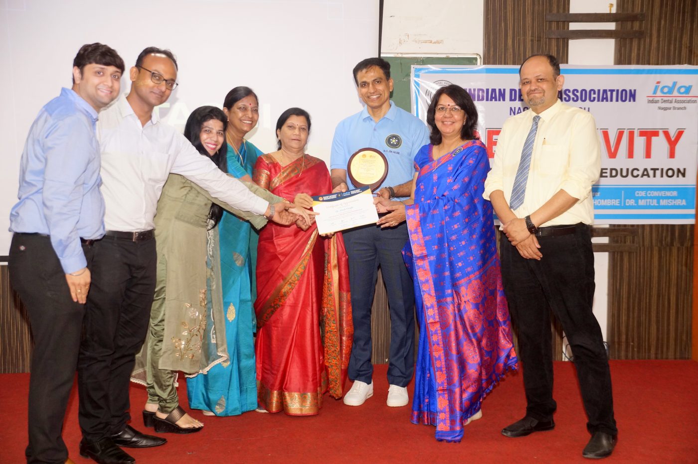 Felicitation of Dr. Vivek Hegde