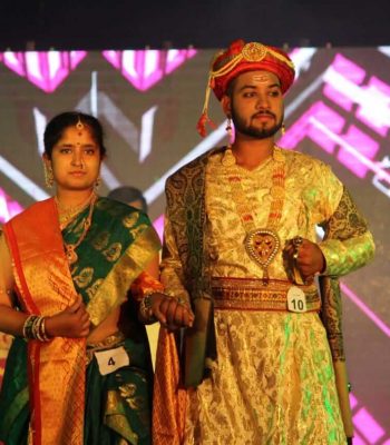 FASHION SHOW,RAMP WALK, ETHNIC ROUND WINNER YASH SHARMA 17 BATCH.