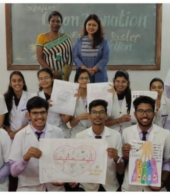 POSTER MAKING AND ESSAY WRITING COMPETITION WAS ORGANIZED BY TEAM SWA ON ORGAN DONATION