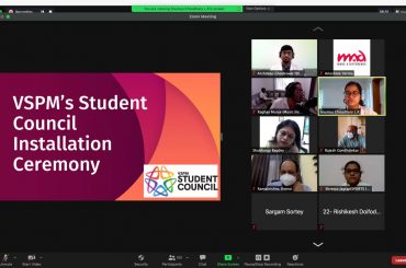 VSPM's Student council installation ceremony-7th june 2021